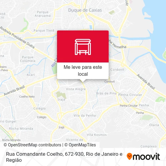 Rua Comandante Coelho, 672-930 mapa