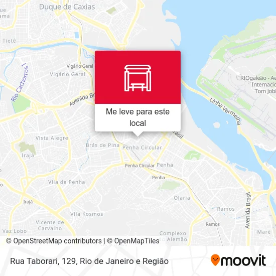 Rua Taborari, 129 mapa