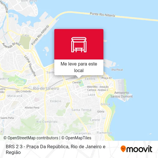 BRS 2 3 - Praça Da República mapa