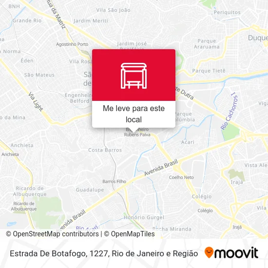 Estrada De Botafogo, 1227 mapa