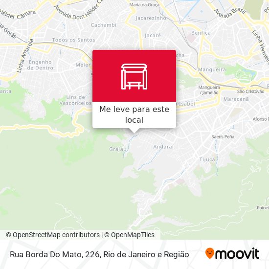 Rua Borda Do Mato, 226 mapa