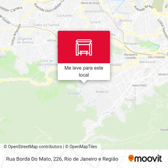 Rua Borda Do Mato, 226 mapa