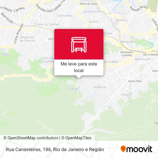 Rua Canavieiras, 186 mapa