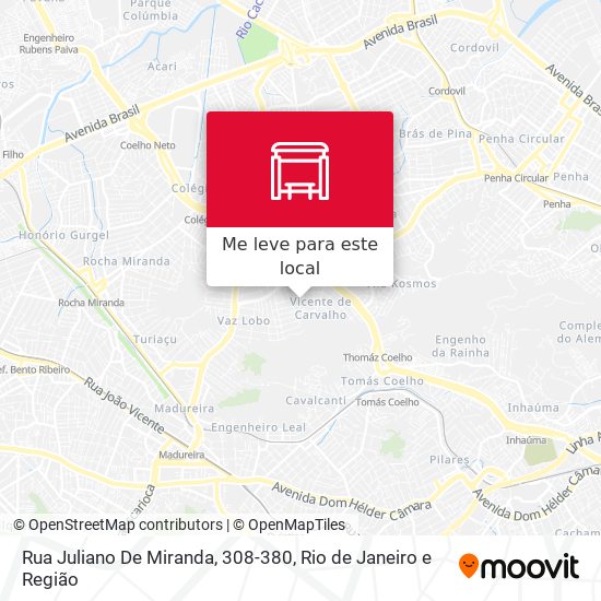 Rua Juliano De Miranda, 308-380 mapa