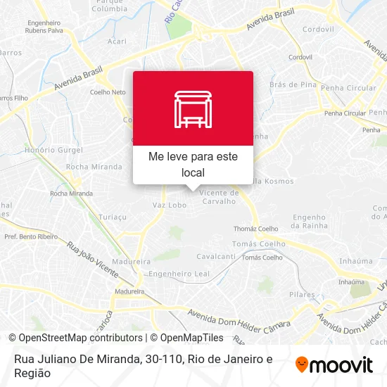 Rua Juliano De Miranda, 30-110 mapa