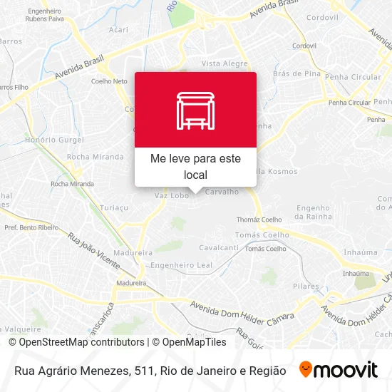 Rua Agrário Menezes, 511 mapa