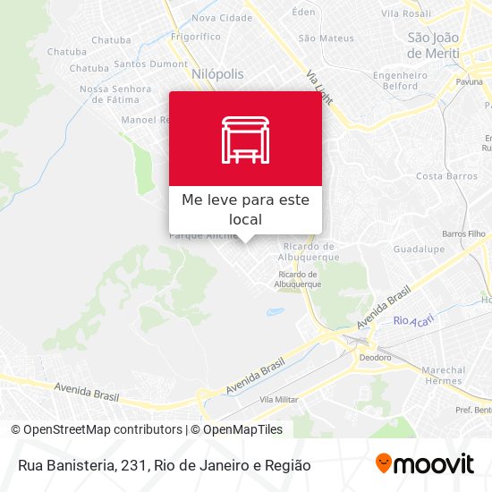 Rua Banisteria, 231 mapa