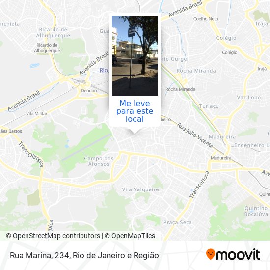 Rua Marina, 234 mapa