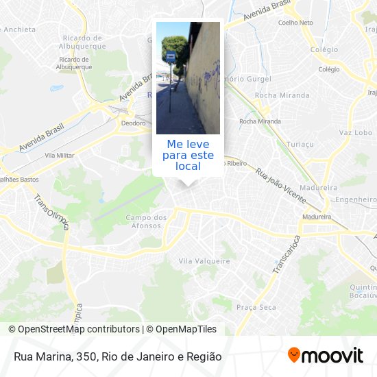 Rua Marina, 350 mapa
