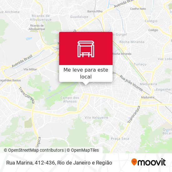 Rua Marina, 412-436 mapa