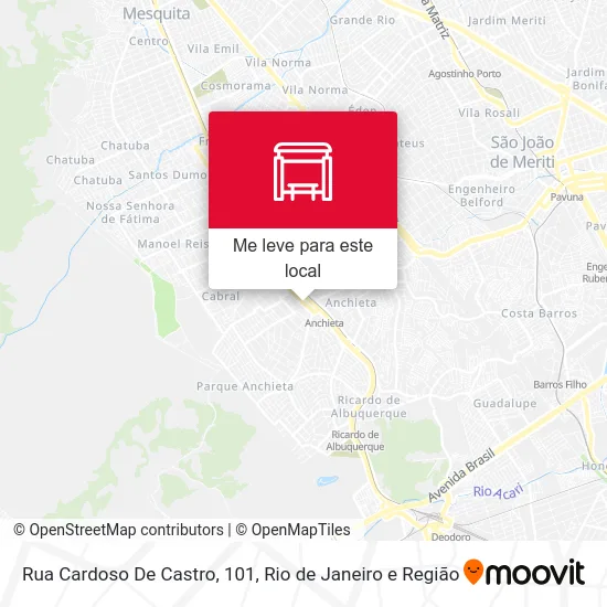 Rua Cardoso De Castro, 101 mapa