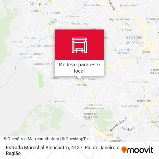 Estrada Marechal Alencastro, 4437 mapa