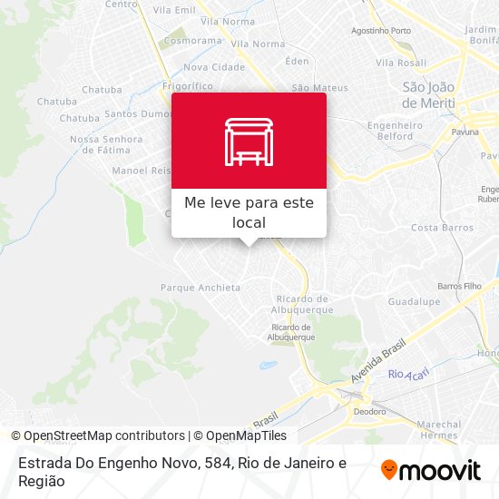 Estrada Do Engenho Novo, 584 mapa