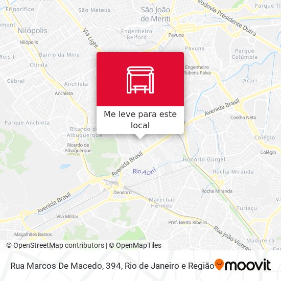 Rua Marcos De Macedo, 394 mapa