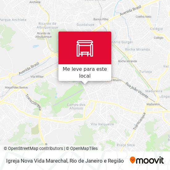 Igreja Nova Vida Marechal mapa
