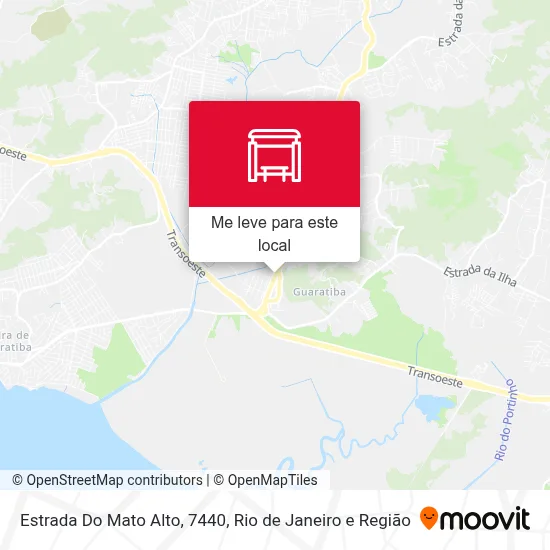 Estrada Do Mato Alto, 7440 mapa