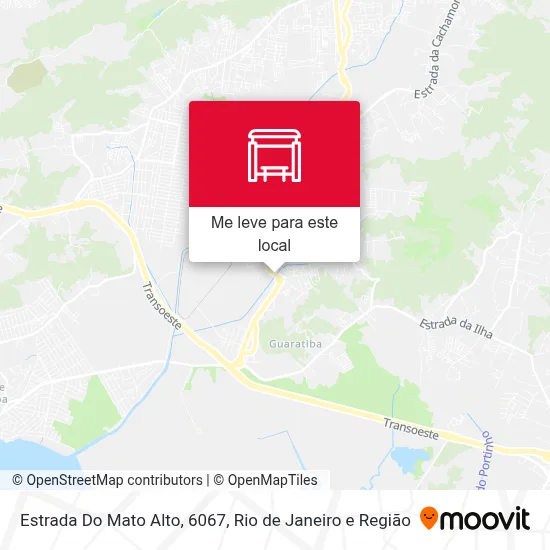 Estrada Do Mato Alto, 6067 mapa