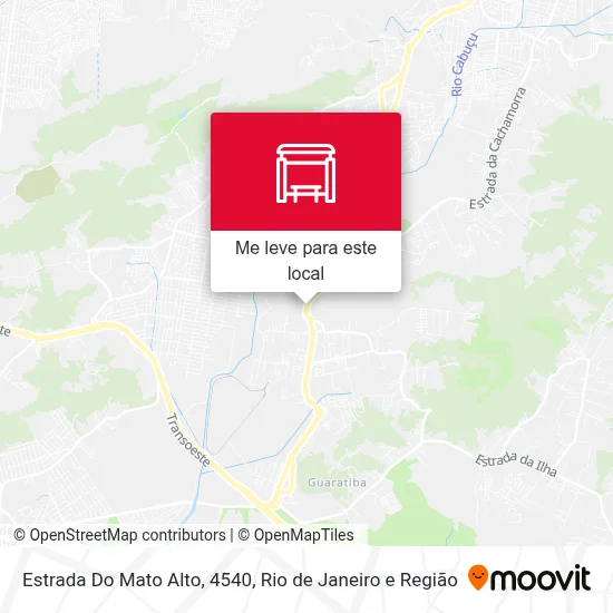 Estrada Do Mato Alto, 4540 mapa