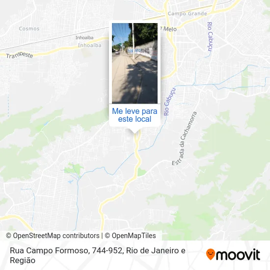 Rua Campo Formoso, 744-952 mapa