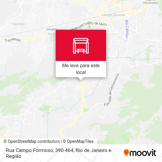 Rua Campo Formoso, 390-464 mapa