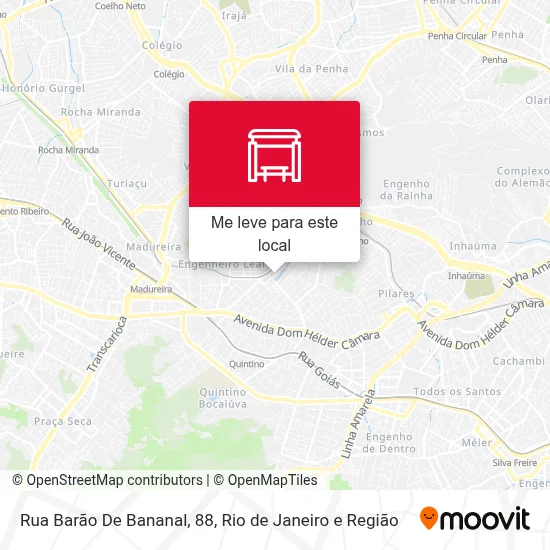 Rua Barão De Bananal, 88 mapa