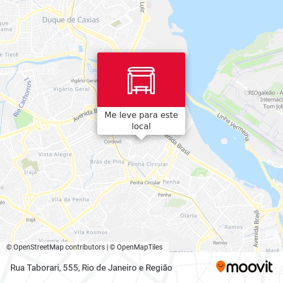 Rua Taborari, 555 mapa