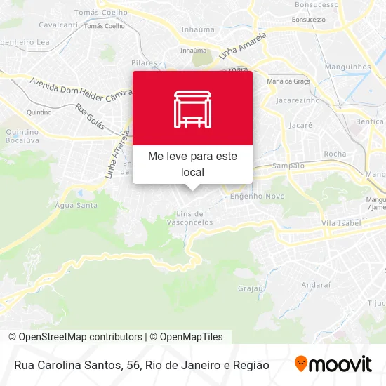 Rua Carolina Santos, 56 mapa
