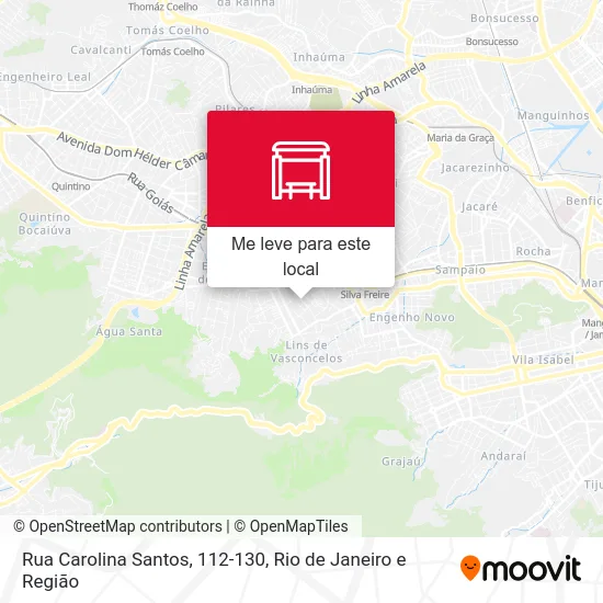 Rua Carolina Santos, 112-130 mapa