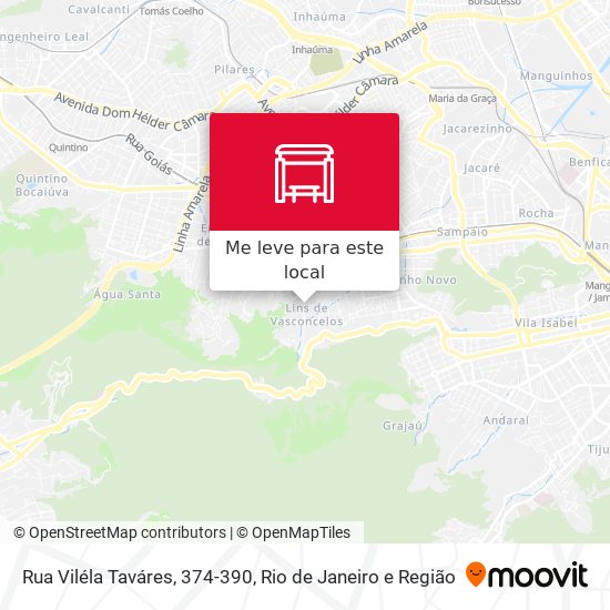 Rua Viléla Taváres, 374-390 mapa