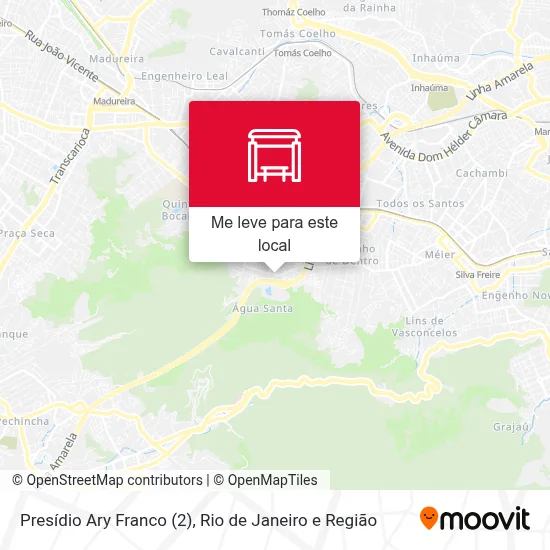 Presídio Ary Franco (2) mapa