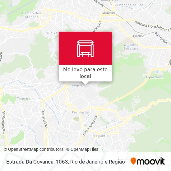 Estrada Da Covanca, 1063 mapa