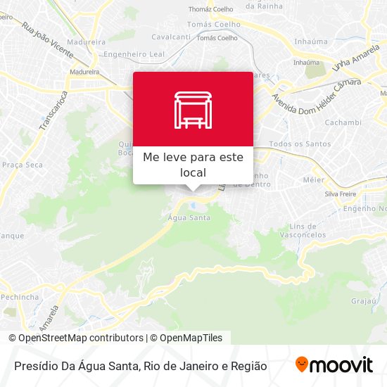 Presídio Da Água Santa mapa