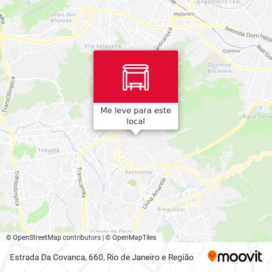 Estrada Da Covanca, 660 mapa