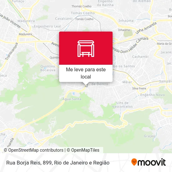 Rua Borja Reis, 899 mapa