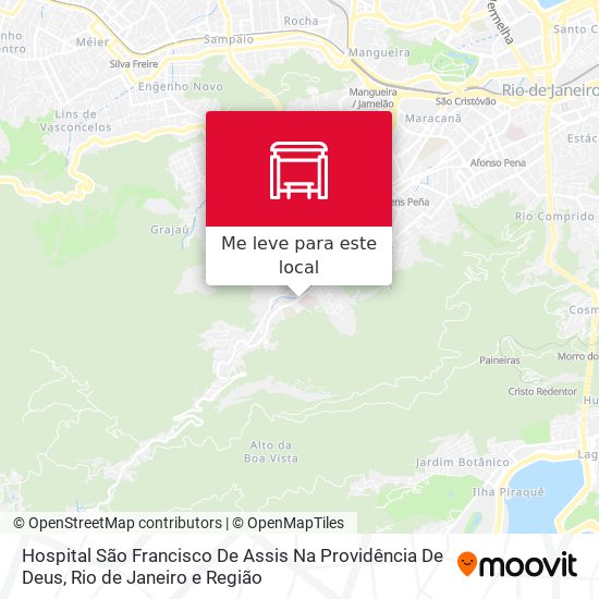 Hospital São Francisco De Assis Na Providência De Deus mapa