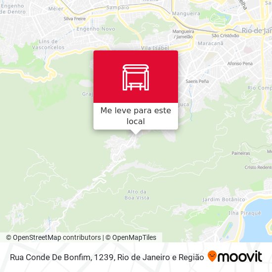 Rua Conde De Bonfim, 1239 mapa