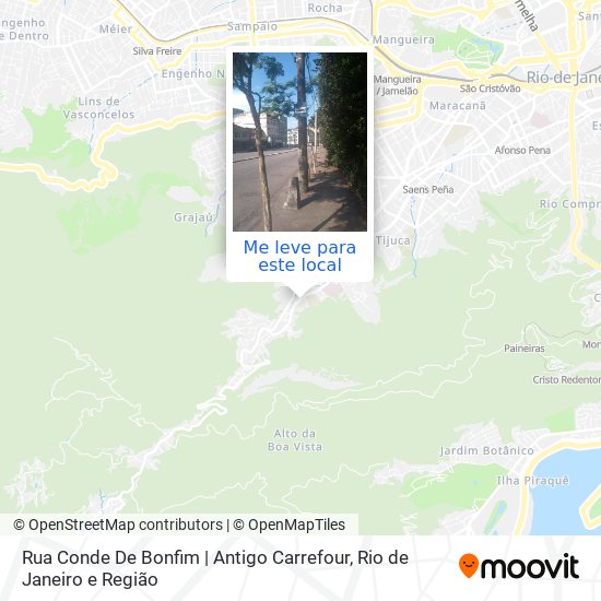 Rua Conde De Bonfim | Antigo Carrefour mapa