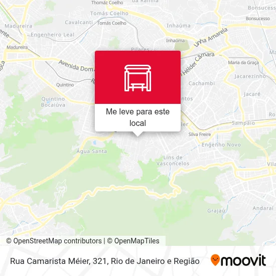 Rua Camarista Méier, 321 mapa