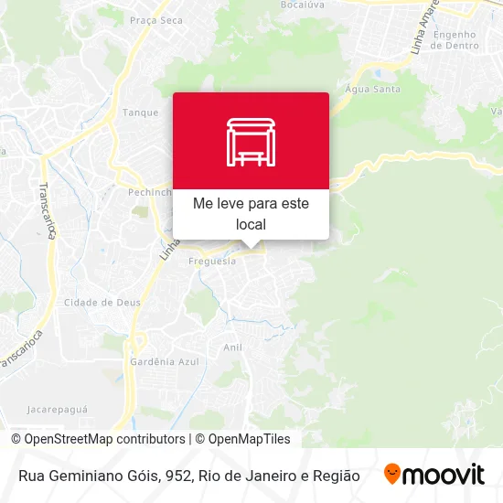 Rua Geminiano Góis, 952 mapa