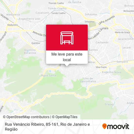 Rua Venâncio Ribeiro, 85-161 mapa