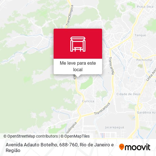 Avenida Adauto Botelho, 688-760 mapa
