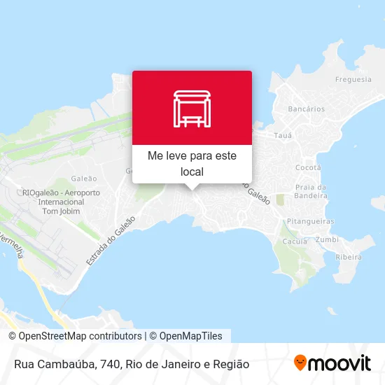 Rua Cambaúba, 740 mapa