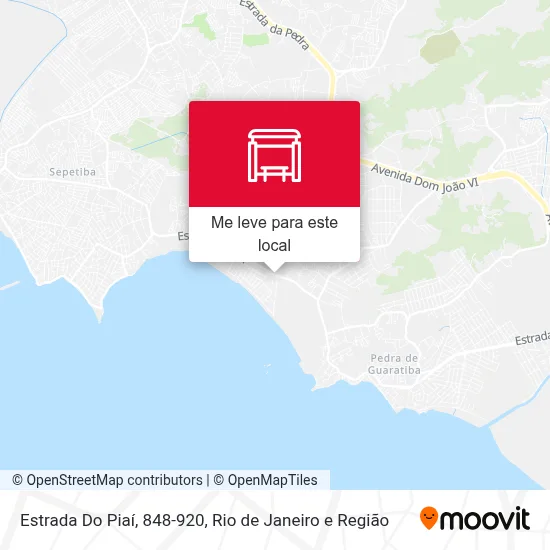 Estrada Do Piaí, 848-920 mapa