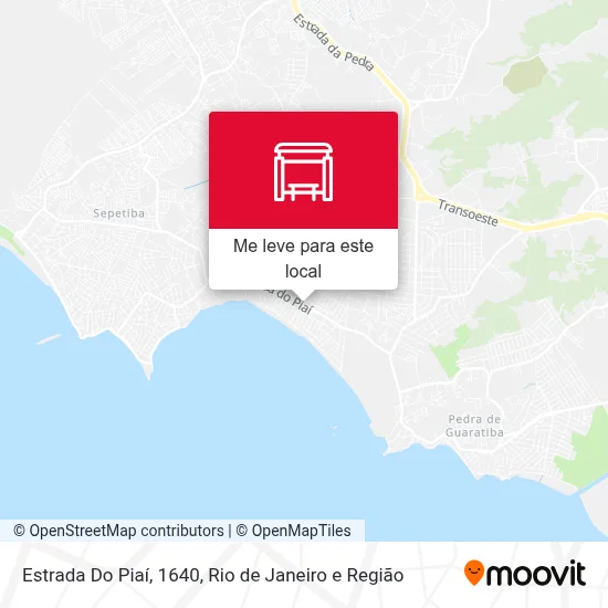 Estrada Do Piaí, 1640 mapa