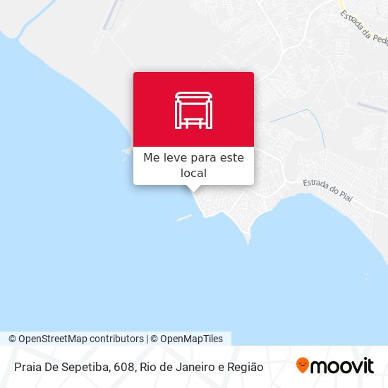 Praia De Sepetiba, 608 mapa