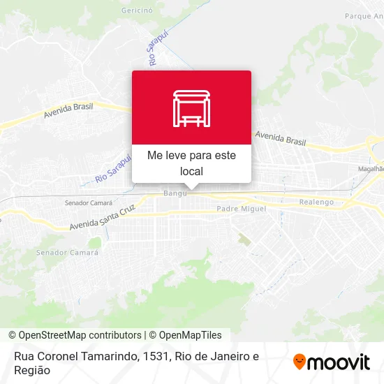 Rua Coronel Tamarindo, 1531 mapa
