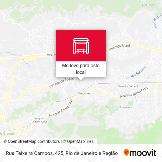Rua Teixeira Campos, 425 mapa