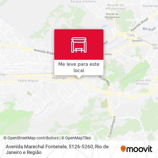 Avenida Marechal Fontenele, 5126-5260 mapa
