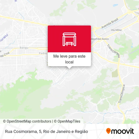 Rua Cosmorama, 5 mapa