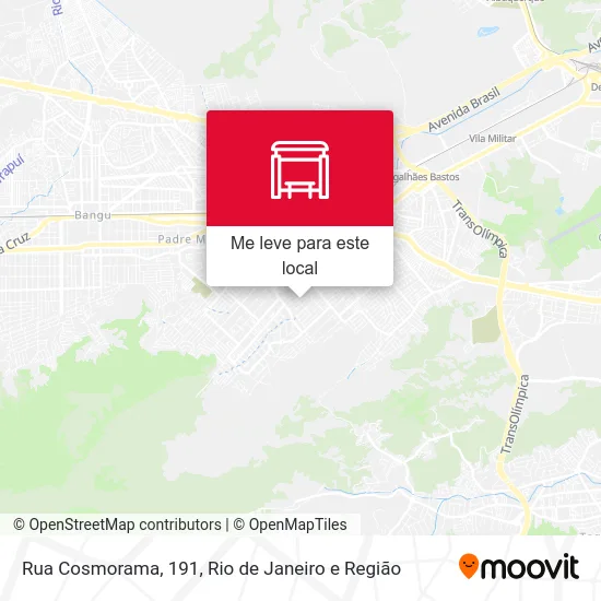 Rua Cosmorama, 191 mapa
